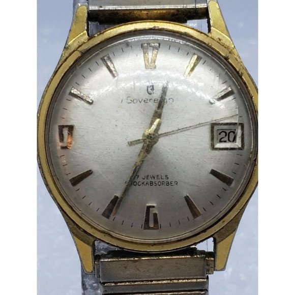 Vintage Sovereign Men´s Gold-Tone Watch